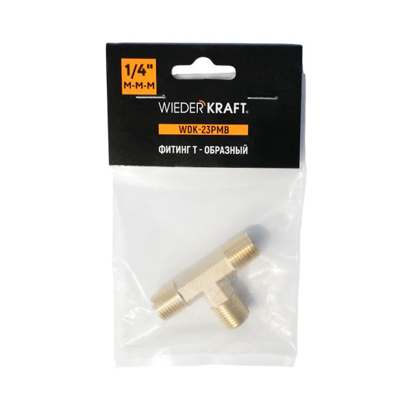 WDK-23PMB ������ T - ��������, ������ 1/4" PT, M-M-M (�������), ������