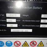    CBD20R-II 24V/210Ah - 
(WET battery)